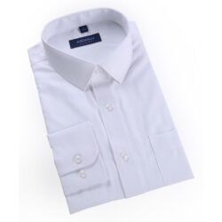 Fashion Mens Long Sleeve Dress Shirts - White