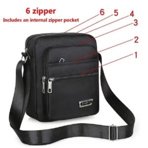 2023 Brand New Men Crossbody Bags Male Nylon Shoulder Bags Boy Messenger Bags Man Handbags for Travel Casual Large Satchel Grey