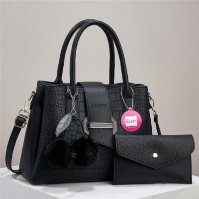 Fashion 2 in 1 classy Queen handbag
