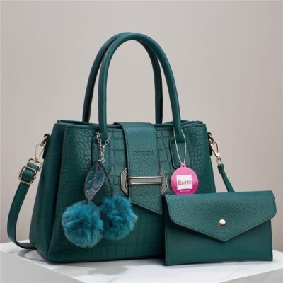 Fashion 2 in 1 classy Queen handbag