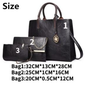 Fashion 3 PCS Women Bags Ladies Bags Handbags Purse Shoulder Bags Hobo Bags Tote Bags