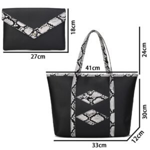 Fashion 5 PCS Women Bags Ladies Bags Handbags Purse Shoulder Bags Tote Bags