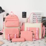 Fashion School Bags For Girls Backpack Bag Combo Set-4Pcs