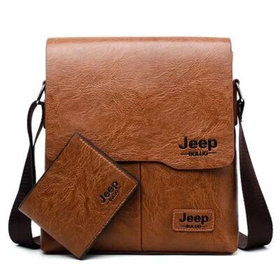 Men PU leather single shoulder bag fashion shoulder bag business bag men's crossbody bag business cross-body sling bag