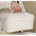 PU Leather Large Capacity Travel Cosmetic Bag Portable