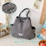 STY Ladies Drawstring Backpack Schoolbag Outdoor Travel Bag Tote Bag Handbags