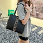 STY Modern Stylish Ladies Handbags Women Shoulder Bag Simple Tote Commuter Bags