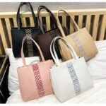 STY Modern Stylish Ladies Handbags Women Shoulder Bag Simple Tote Commuter Bags