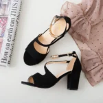 Ladies Shoes Women Shoes Sandals Heels Sandals Ladies High Heels Block Heel Thick Heel Chunky Heel Bling Shoes