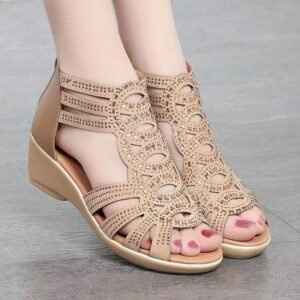 Fashion Ladies Comfortable Wedges And Soft Soles Sandals