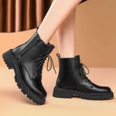 Fashion Women's Shoes Martin Boots Female British Style All-match Fashion Ladies Casual